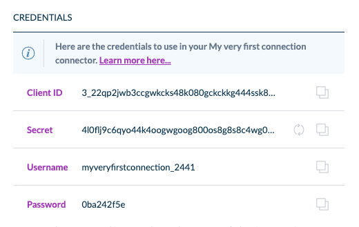 Credentials in the PIM